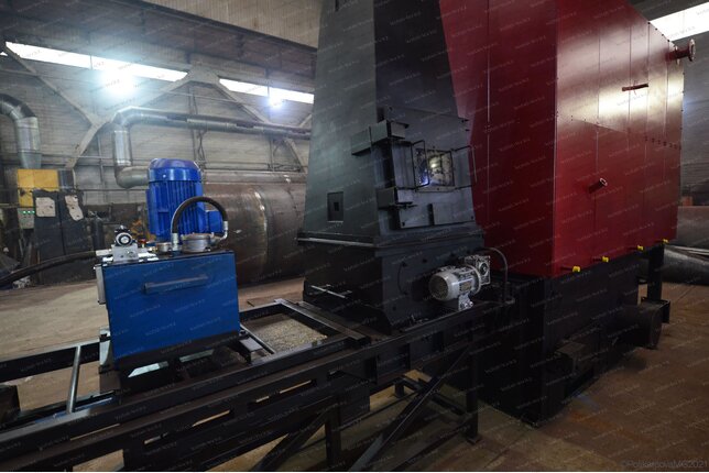 Питатель плунжерный котла 250 кВт на опилках