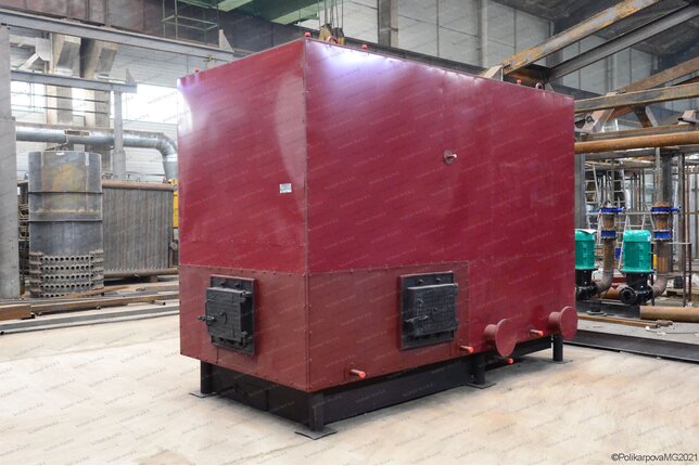 Водогрейный котел 2200 кВт твердотопливный